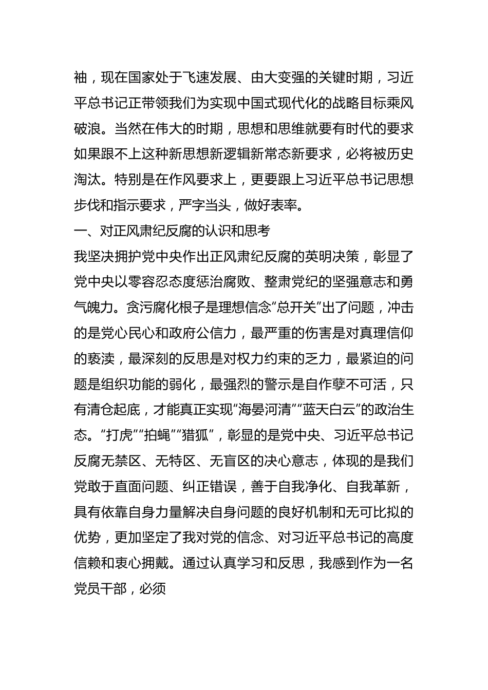 正风肃纪专题教育整顿对照检查材料.docx_第3页