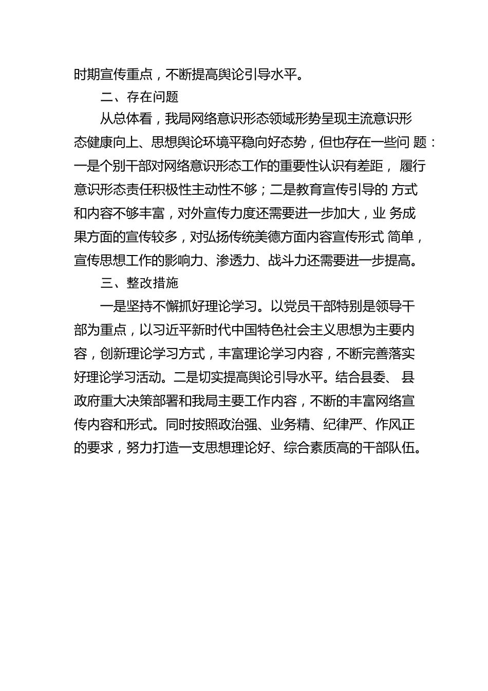 关于网络意识形态责任制落实情况的报告.docx_第3页