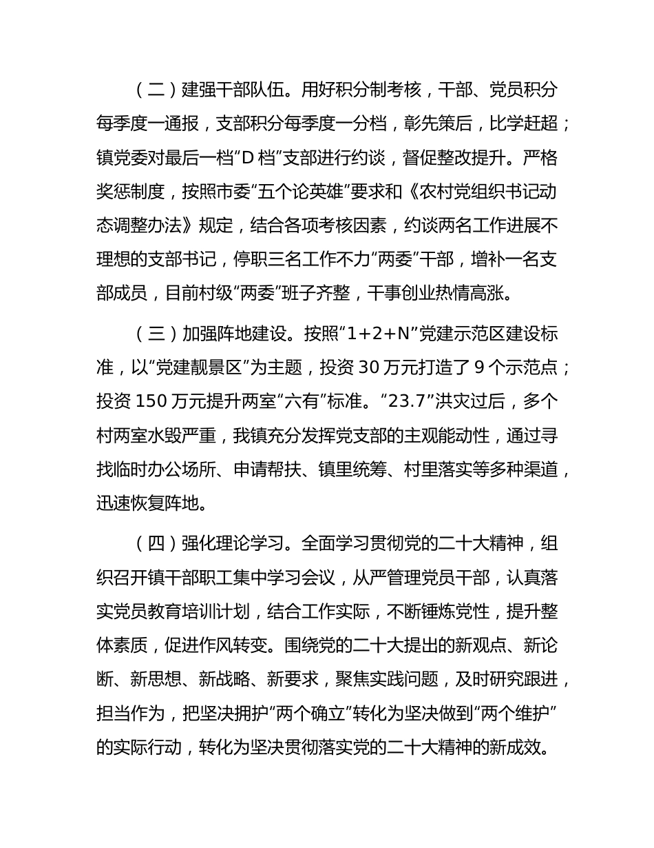 乡镇2023年度领导班子工作总结报告3700字.docx_第2页