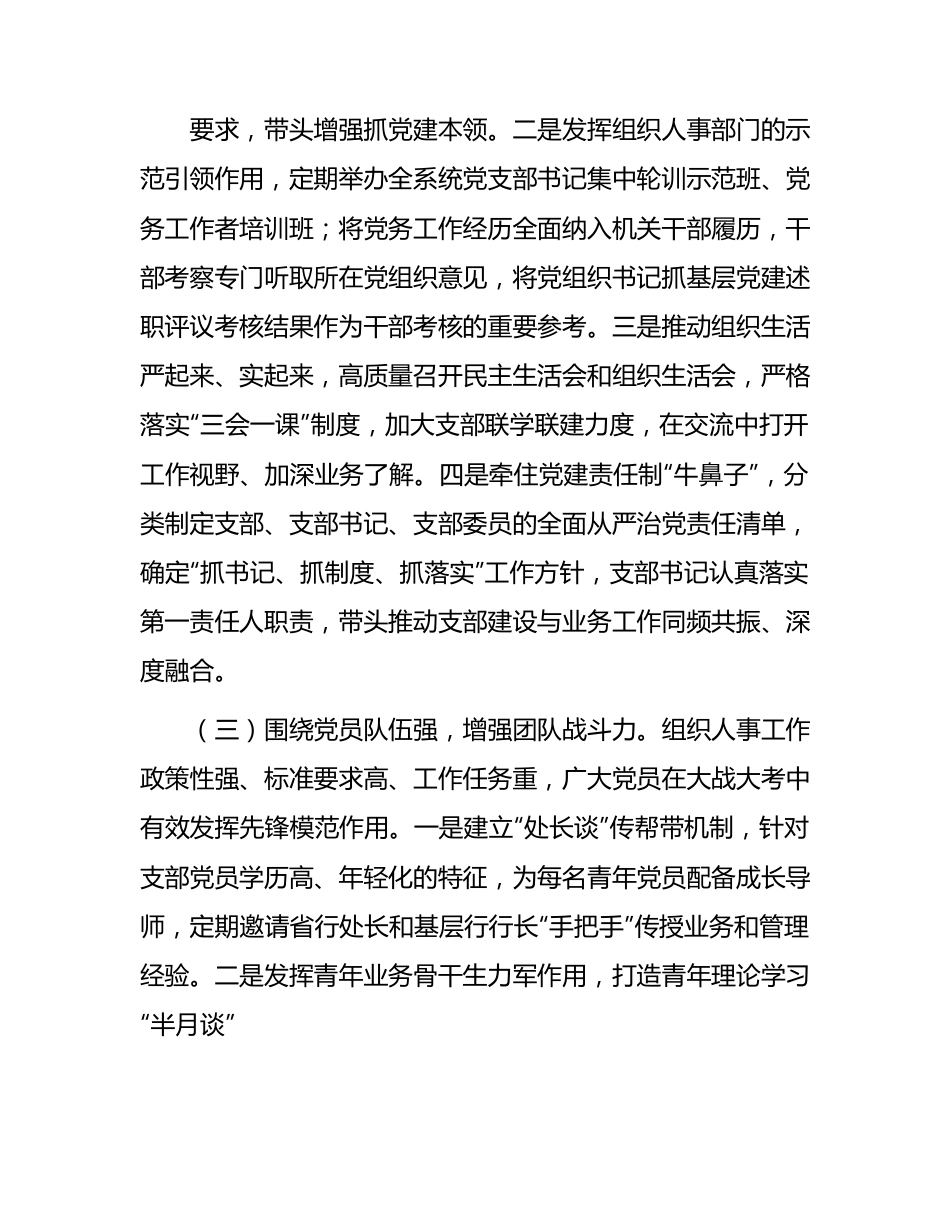 国企银行党组织品牌建设案例情况总结（四强党支部）.docx_第3页