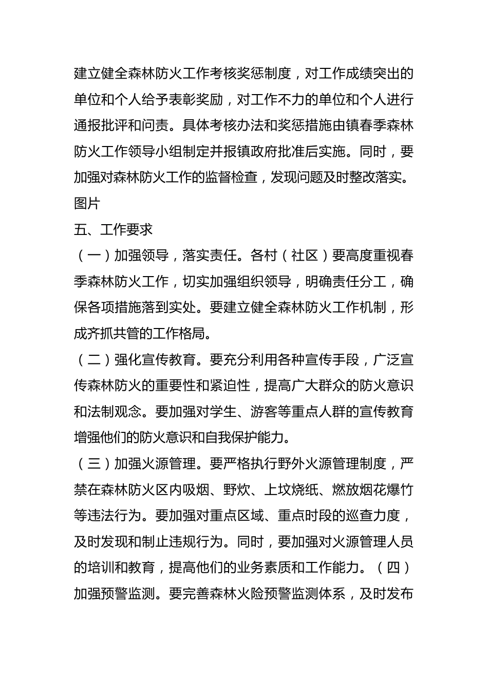 X 镇春季森林防火工作指导意见.docx_第3页