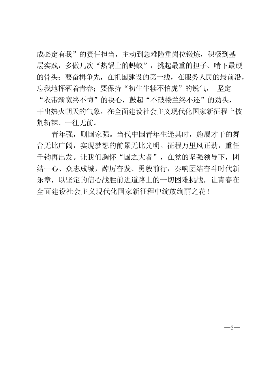 青春正精彩 奋斗不止步.docx_第3页