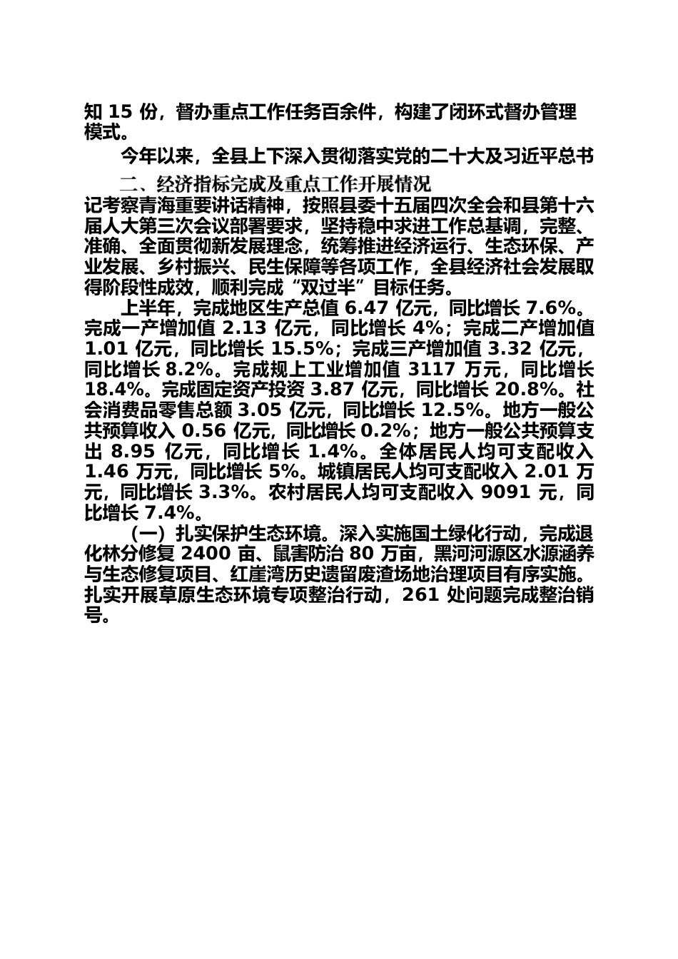 2023年政府党组工作汇报（完整稿）.docx_第2页