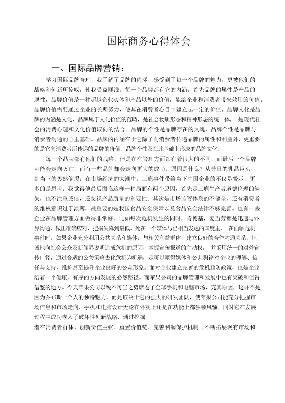 国际商务心得体会.docx_第1页