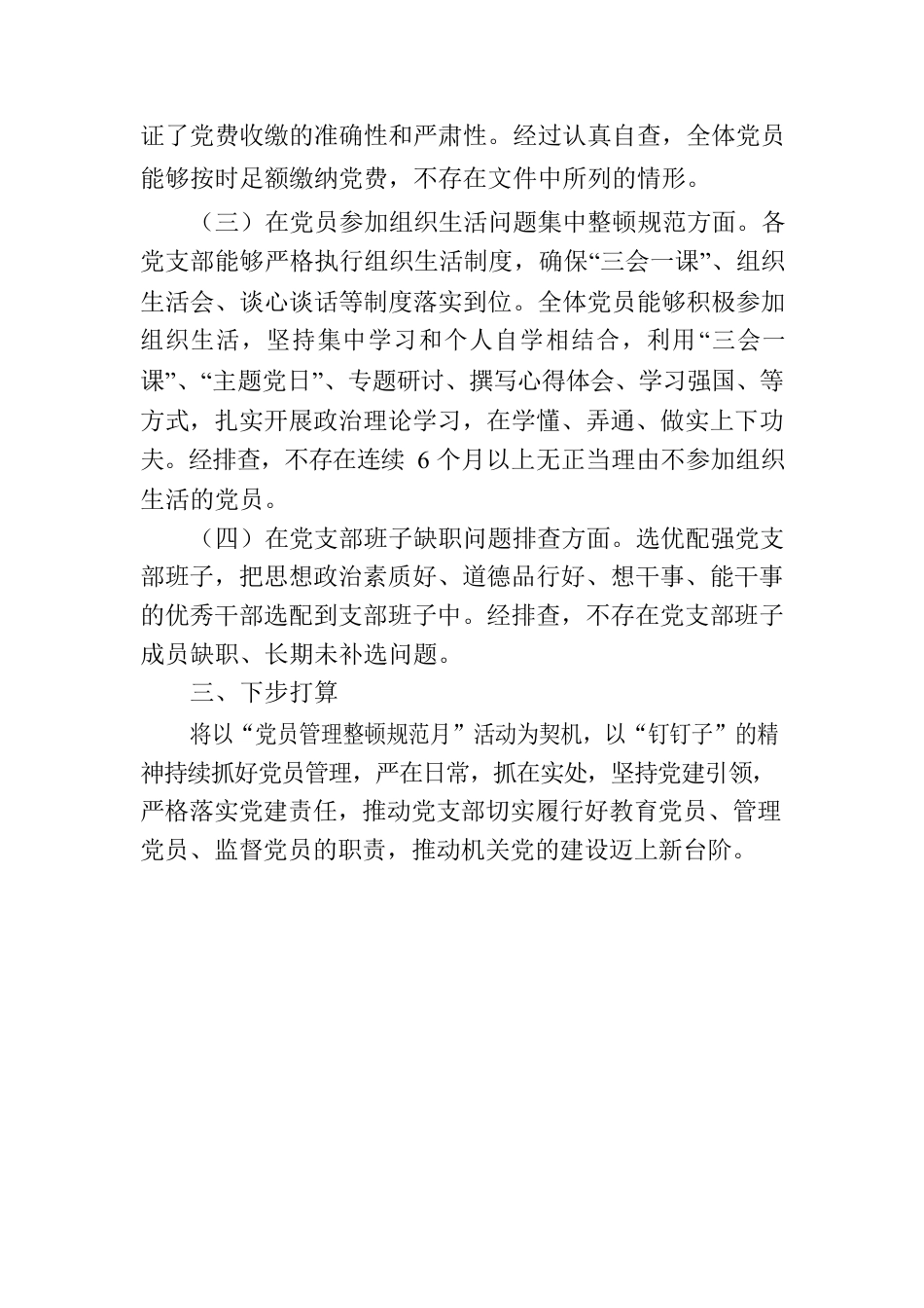 “管理整顿规范月”落实情况报告.docx_第2页