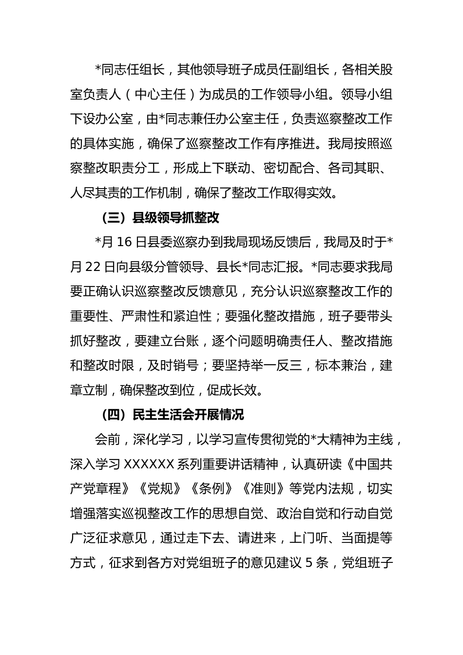 落实巡局党组的反馈意见的整改情况报告.docx_第3页