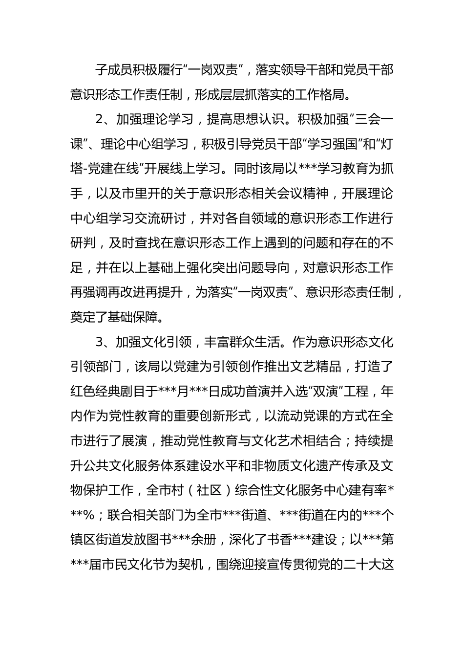 文旅行业领域意识形态工作报告.docx_第3页