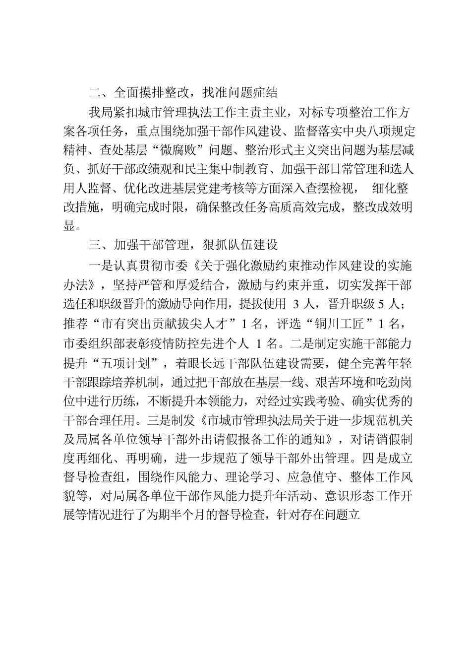 关于基层治理不良现象专项整治情况报告.docx_第2页