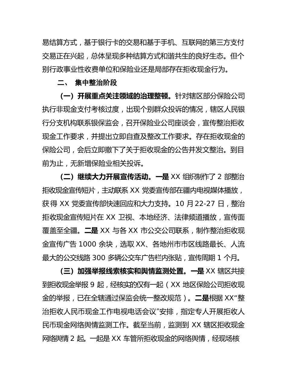 整治拒收现金工作自查情况报告.docx_第2页