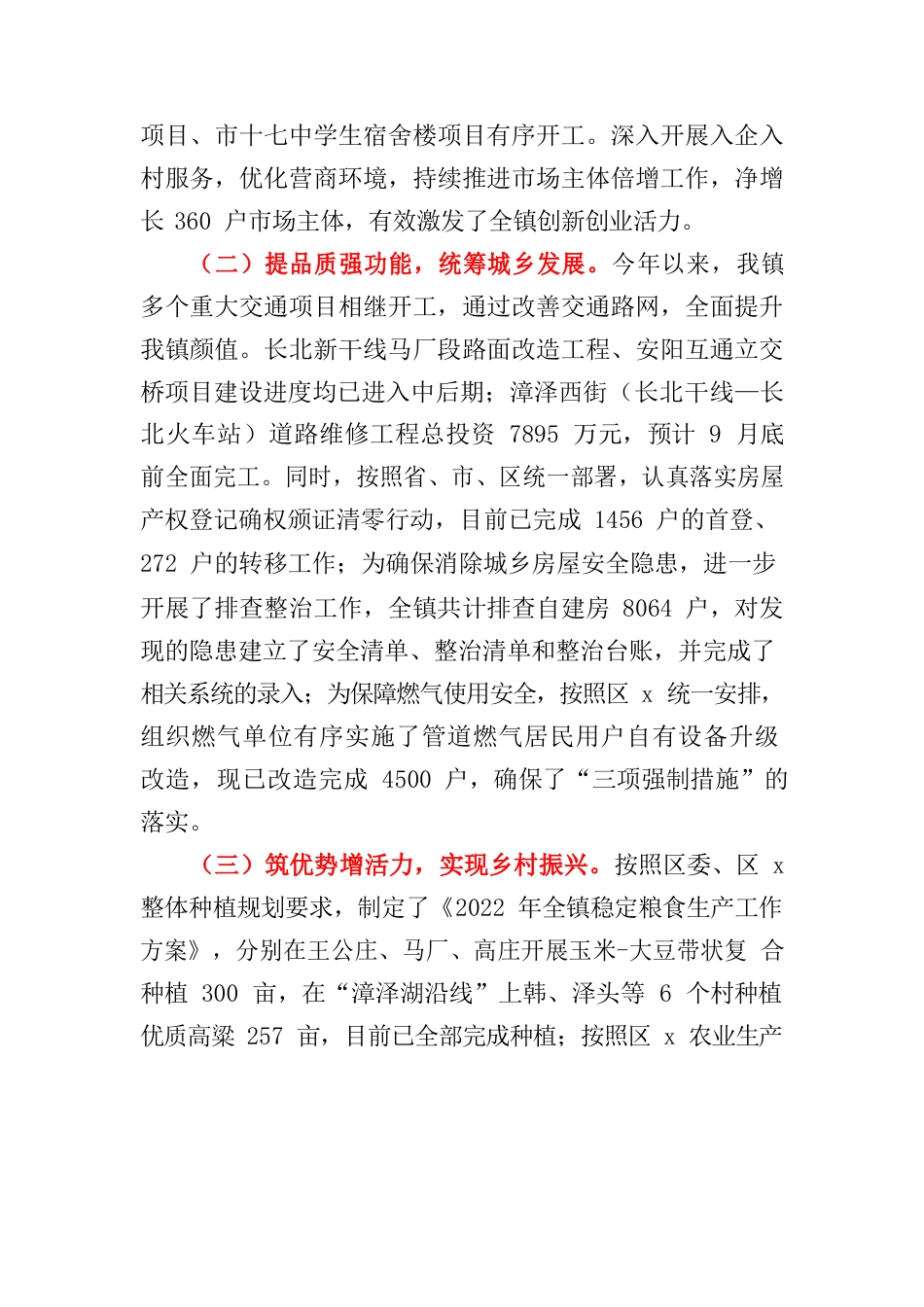 镇政府2022年上半年总结下半年计划.docx_第2页