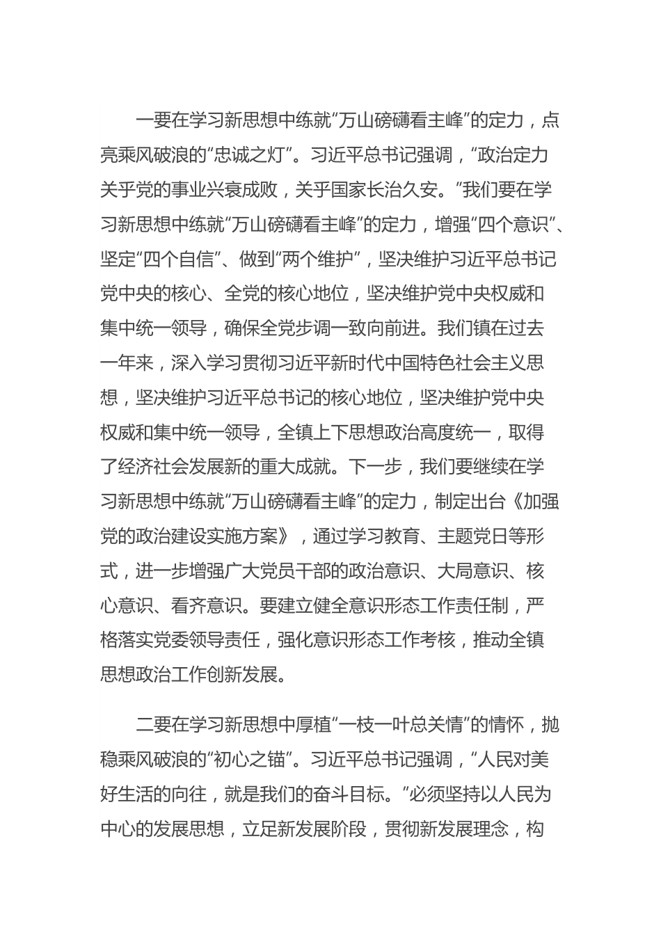 xx镇长2023年度主题教育专题读书班研讨发言提纲.docx_第2页