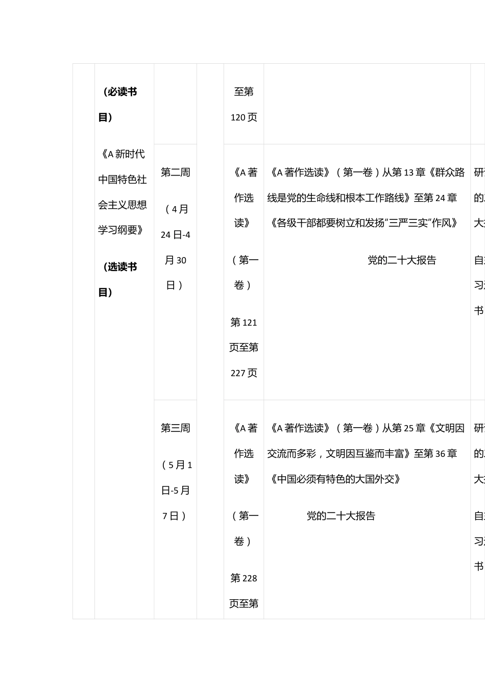 2023的领导班子成员主题教育个人读书计划表.docx_第2页