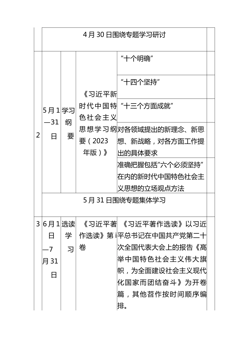 2023党支部开展主题教育学习计划学习方案.docx_第3页