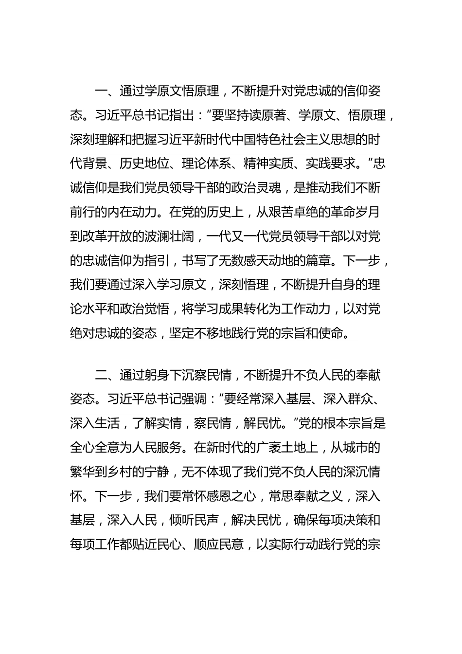 2023年度主题教育专题民主生活会会前学习研讨发言提纲 (4).docx_第2页