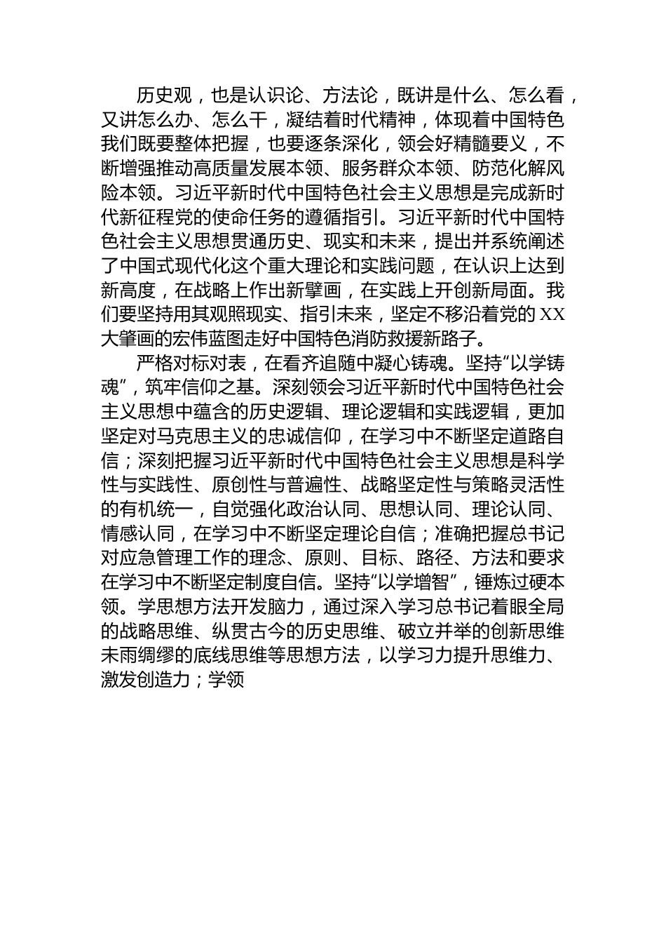 在全市应急管理系统第二批主题教育专题读书班上的研讨发言材料.docx_第2页