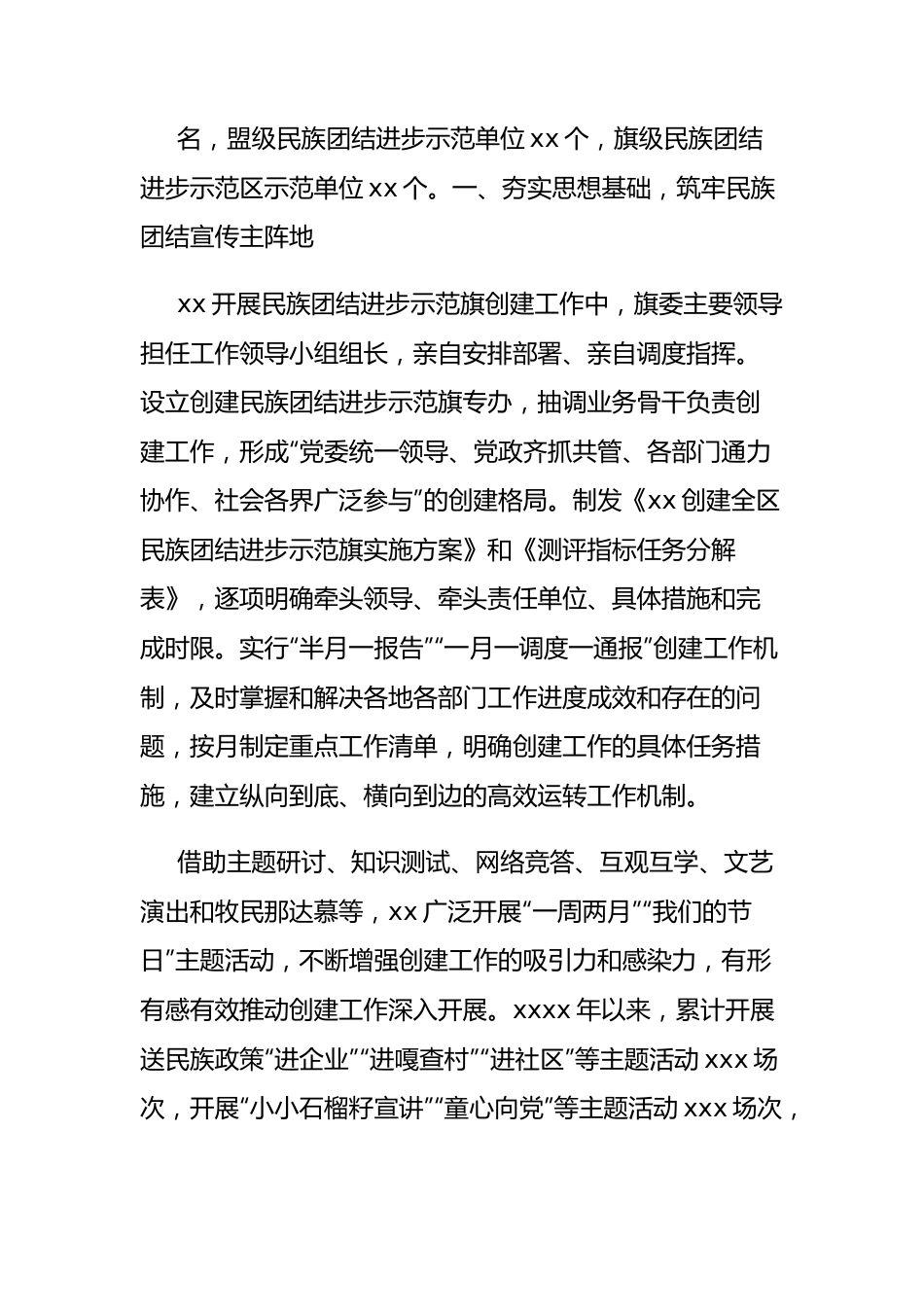 (7篇)开展铸牢中华民族共同体意识工作总结材料汇编.docx_第2页