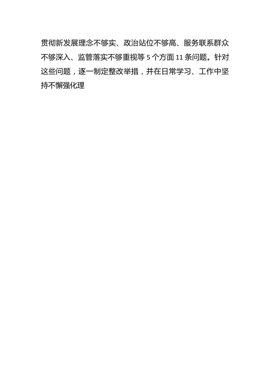 202X年度的民主生活会个人发言提纲（二）.docx_第2页