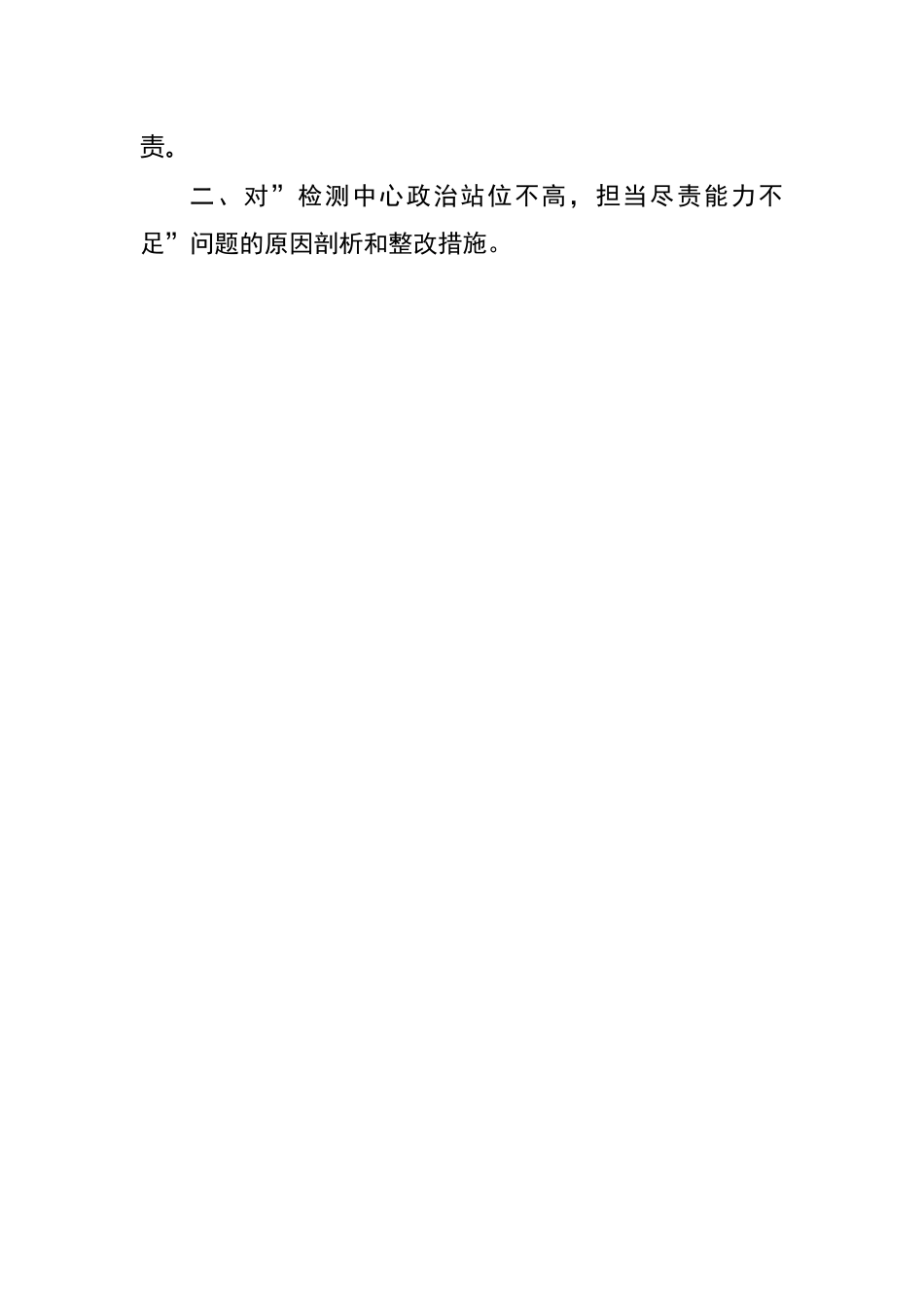 巡察整改专题民主生活会发言材料.docx_第2页