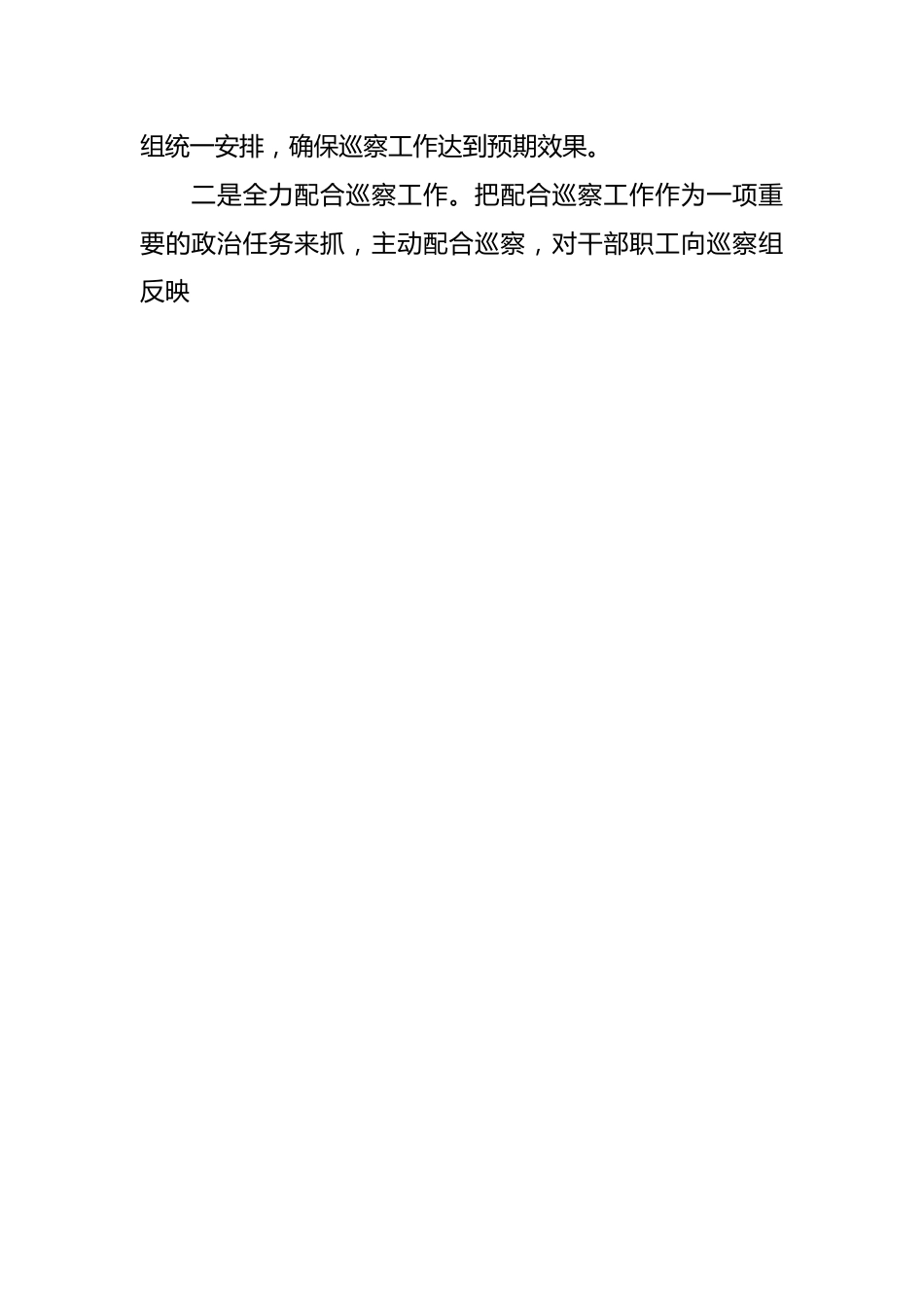 在巡察组巡察意见专题反馈会上的表态发言稿.docx_第2页