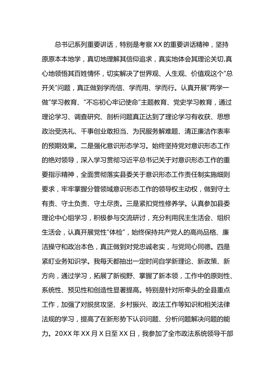 政法委书记2021年度述职述廉述学报告（范文）.docx_第2页