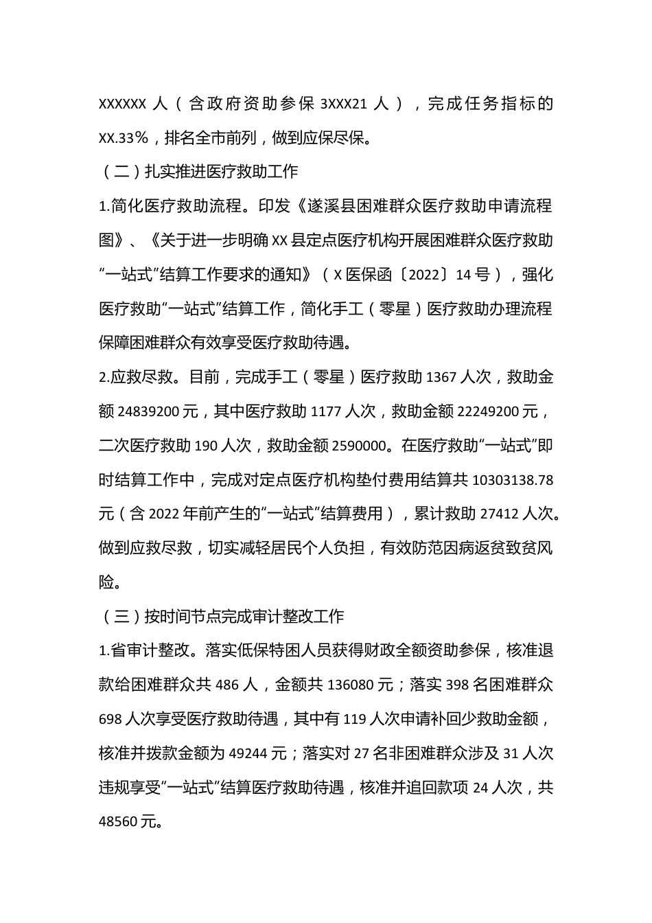 某县医疗保障局副局长述职述廉报告（全文1493字）.docx_第3页