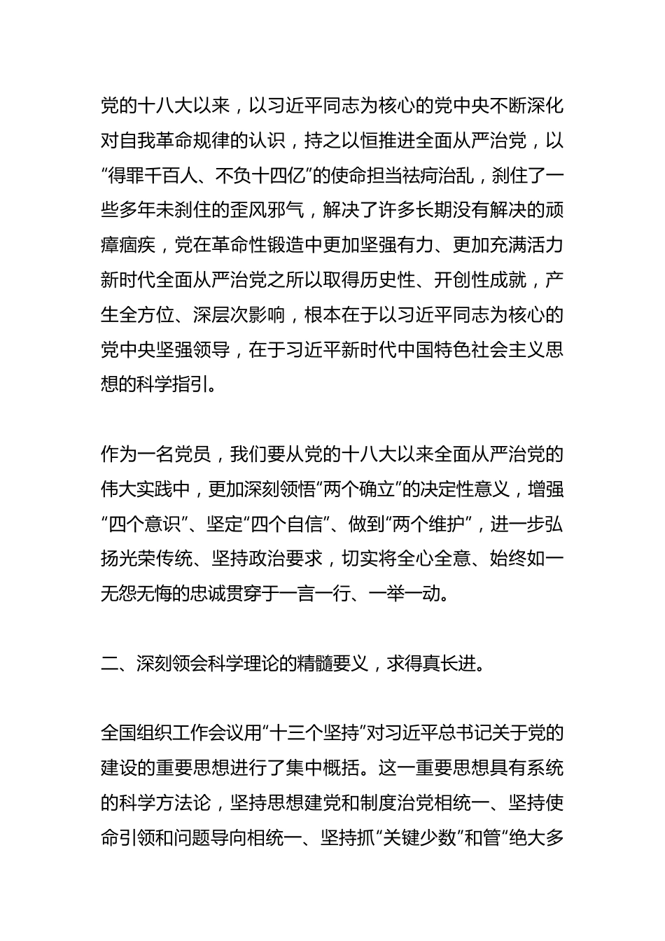 XX领导在支部党员大会上的发言.docx_第2页