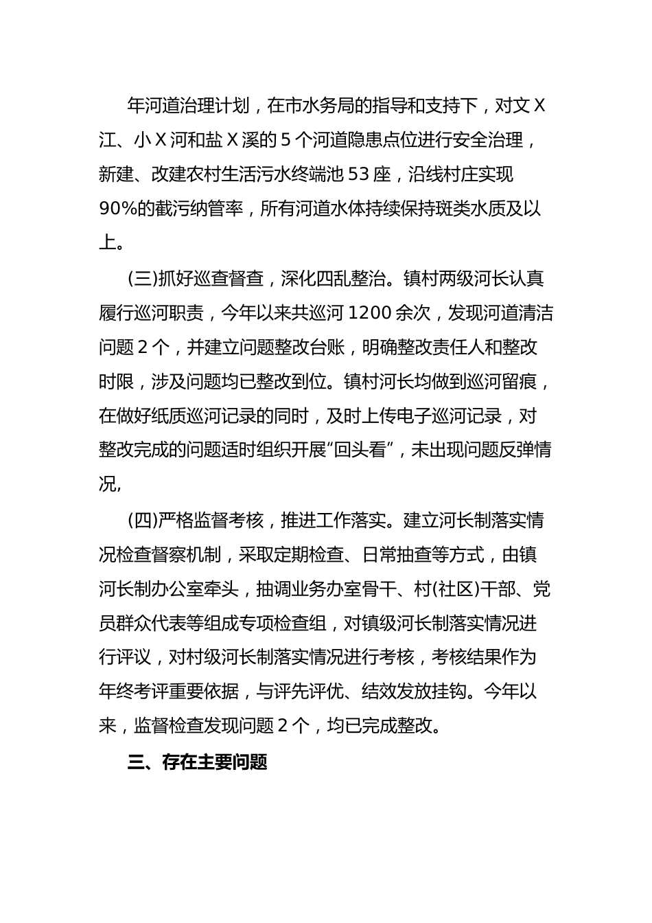 XX镇总河长述职报告.docx_第3页