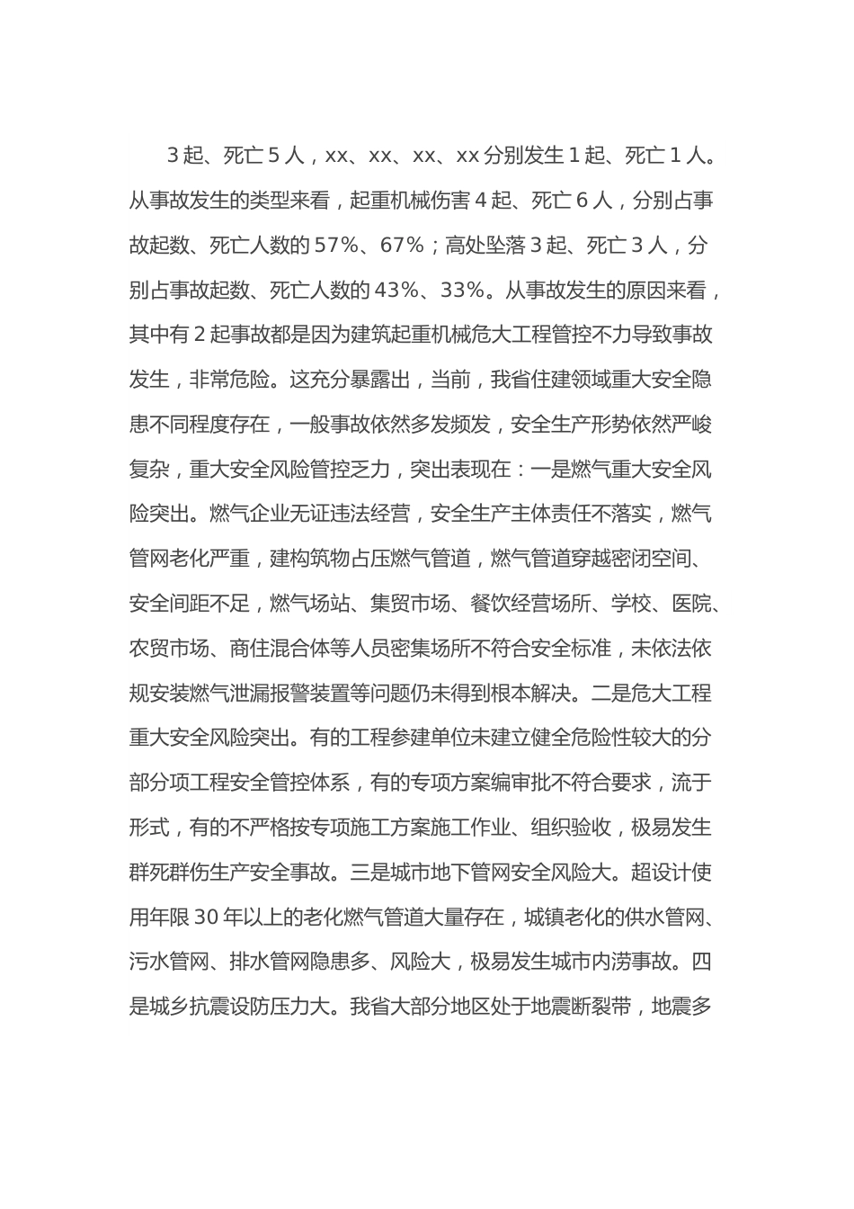 xx副厅长在全省房屋市政工程安全生产治理行动动员部署视频会议上的讲话.docx_第3页