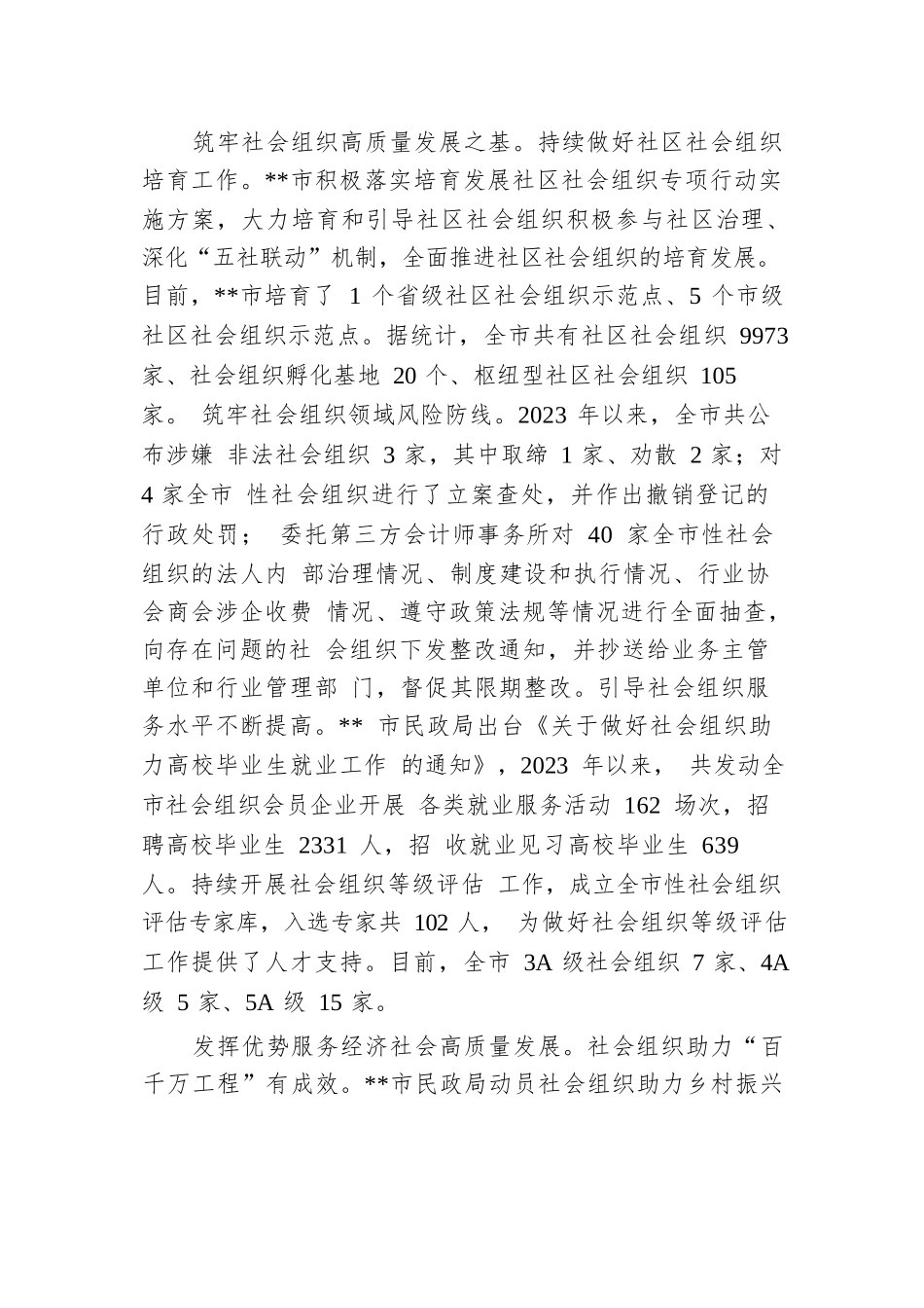 在2024年全市社会组织管理工作推进会上的汇报发言.docx.docx_第2页