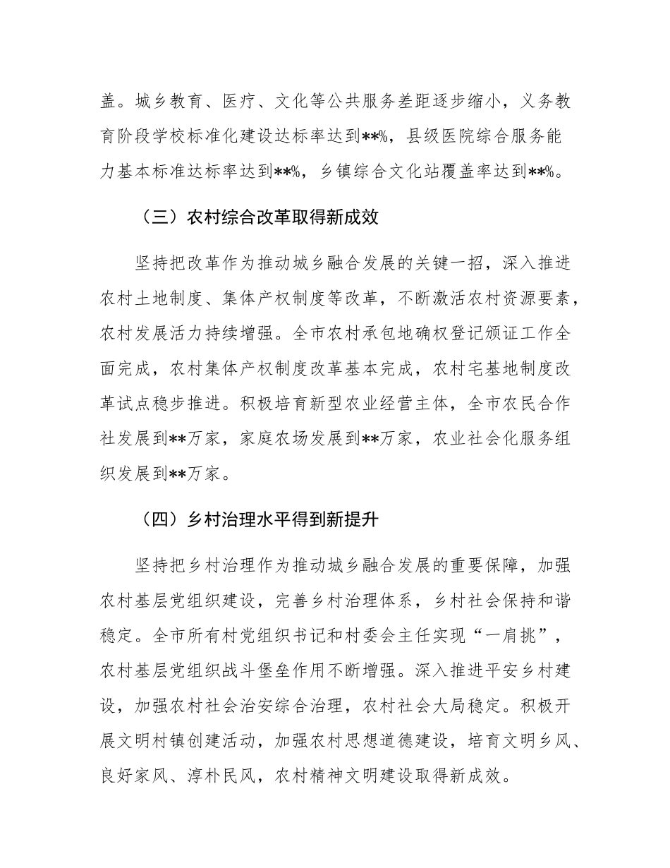 在全市深化县域内城乡融合发展改革工作推进会上的讲话.docx_第3页