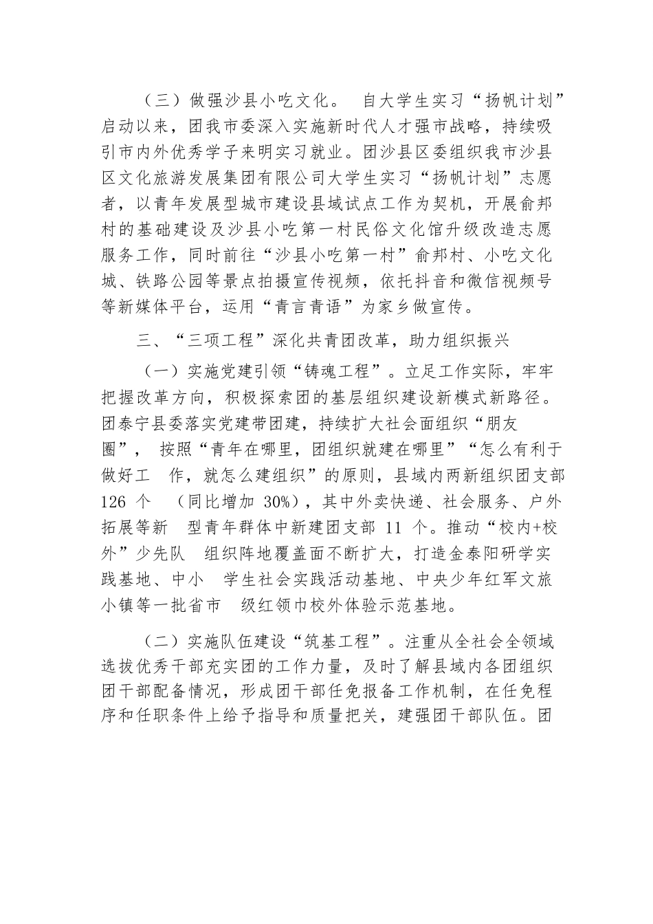 团市委关于推动乡村振兴工作情况的报告.docx.docx_第3页