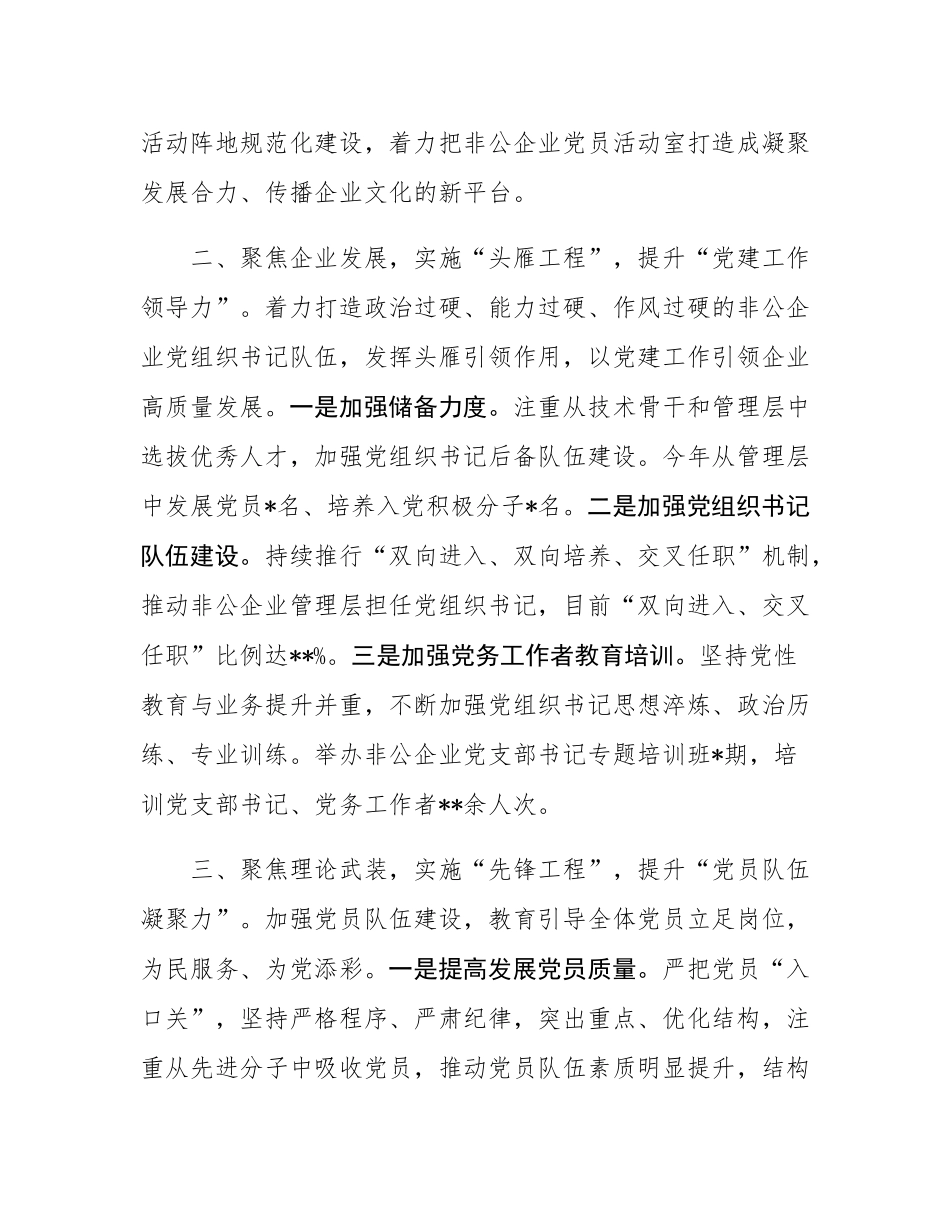 研讨发言：红色领航  赋能增效  助推非公企业高质量发展.docx_第2页