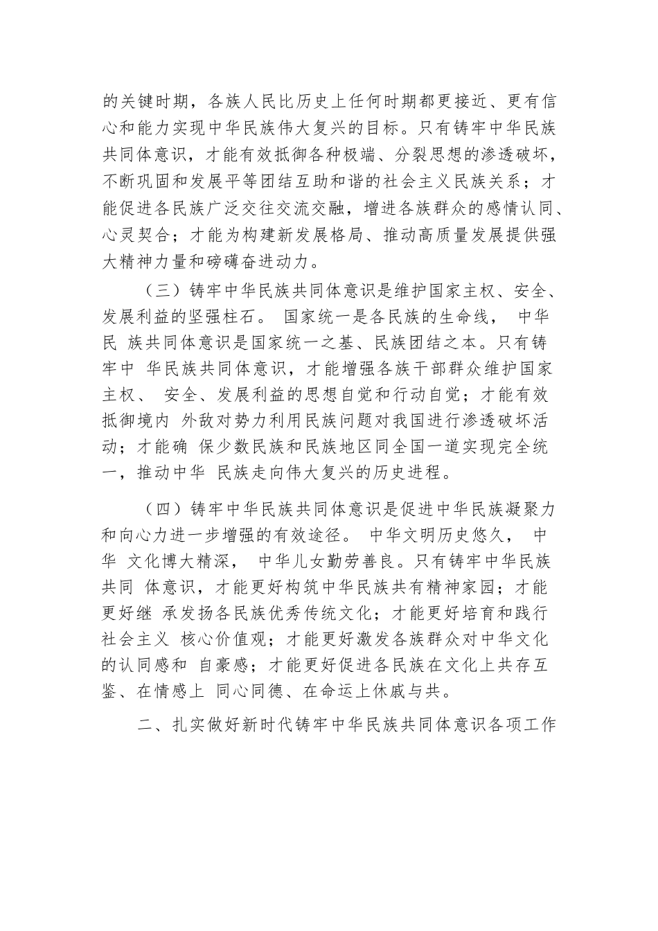 市委领导班子学习铸牢中华民族共同体意识交流发言.docx.docx_第2页