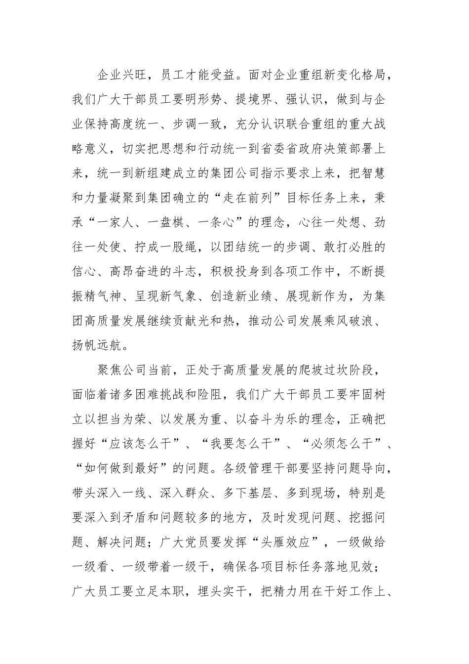 2023年度公司务虚会发言材料.docx_第2页