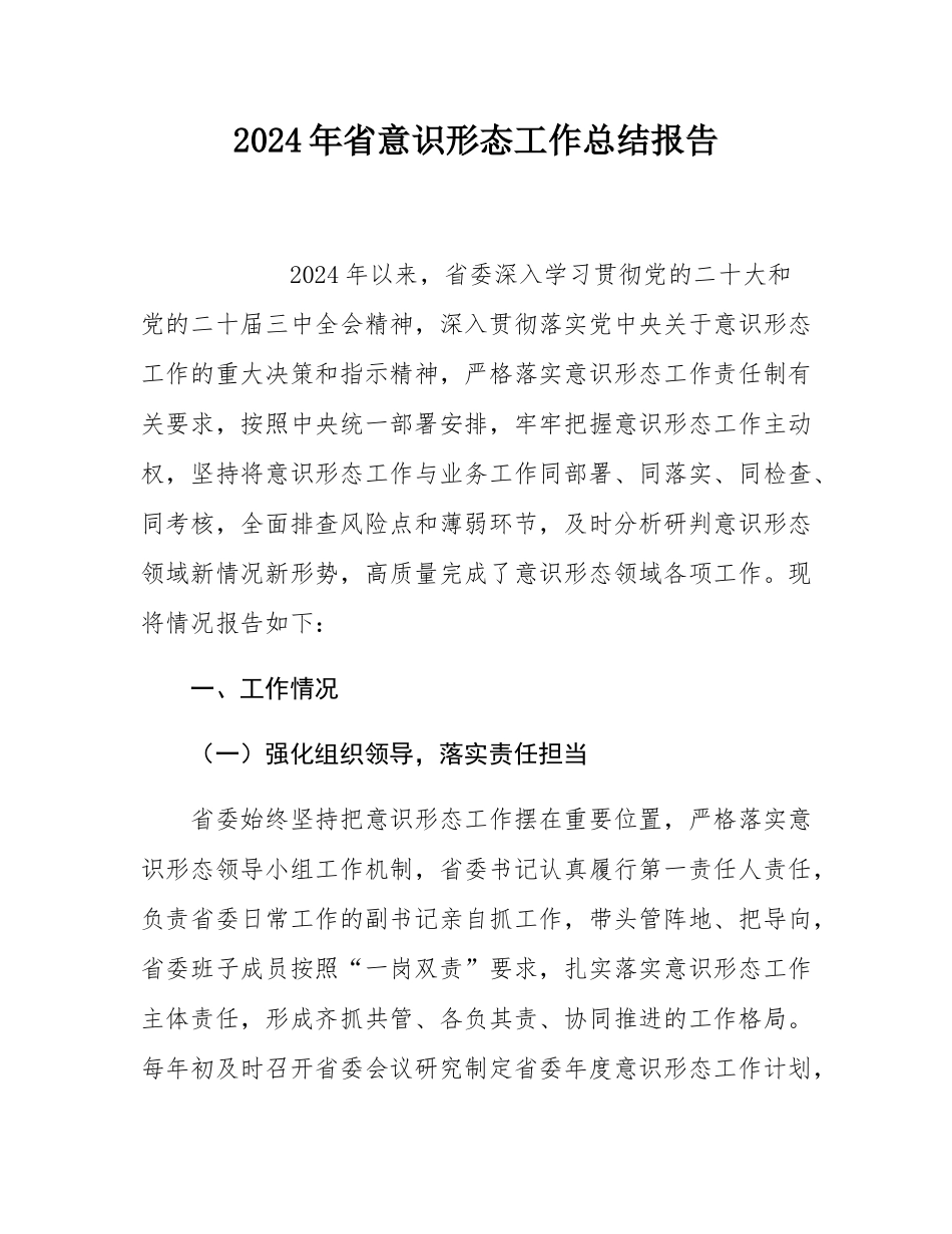 2024年省意态工作总结报告.docx_第1页