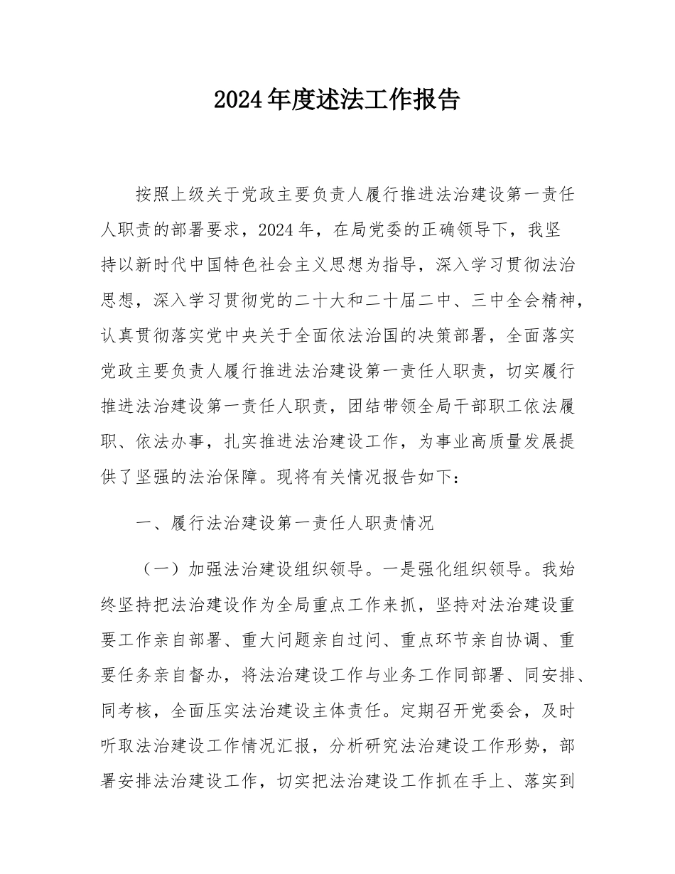 2024年度述法工作报告.docx_第1页