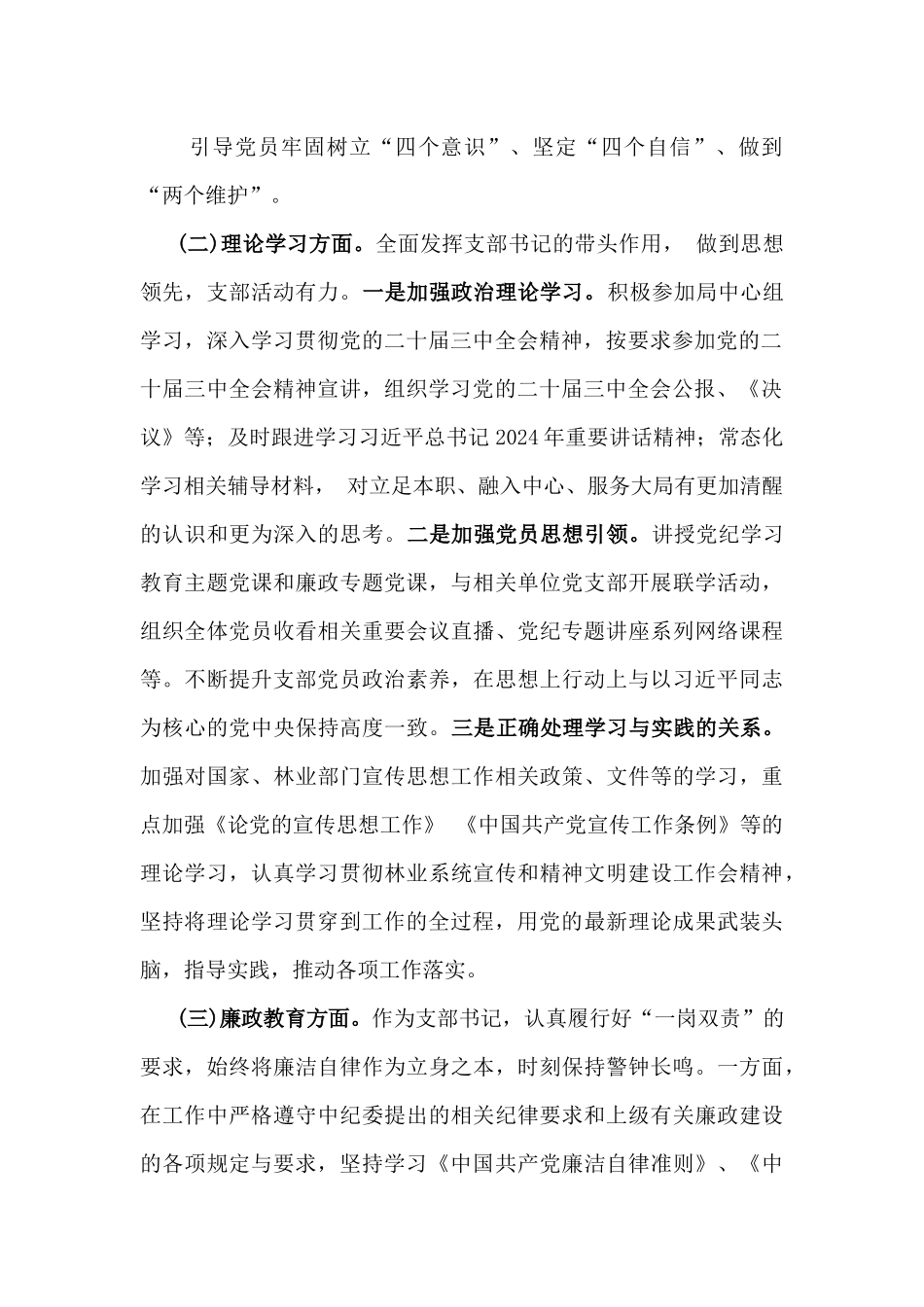 党支部书记2025年抓党建工作述职报告范文4篇稿.docx_第3页