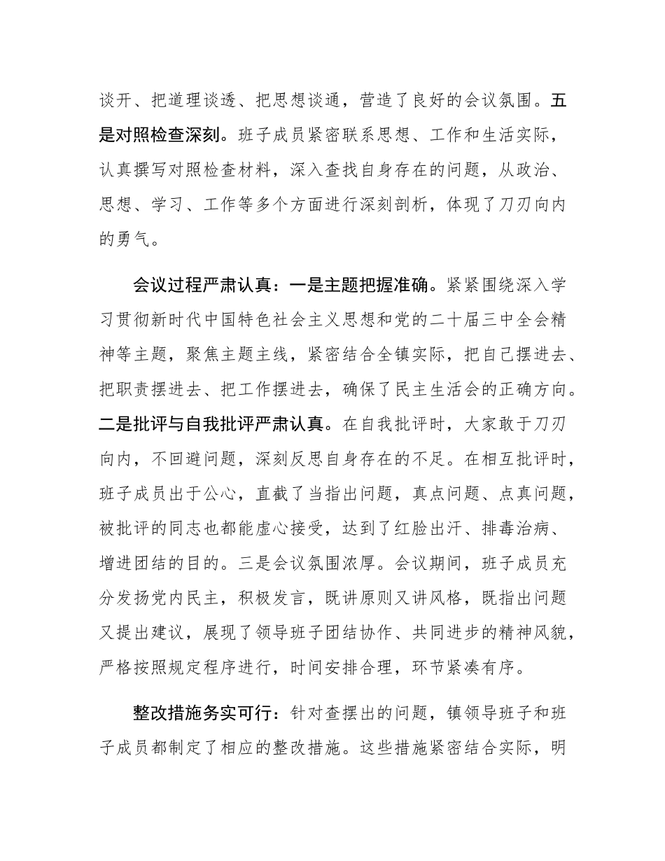 在全镇2024年民主SH会上的点评发言.docx_第2页